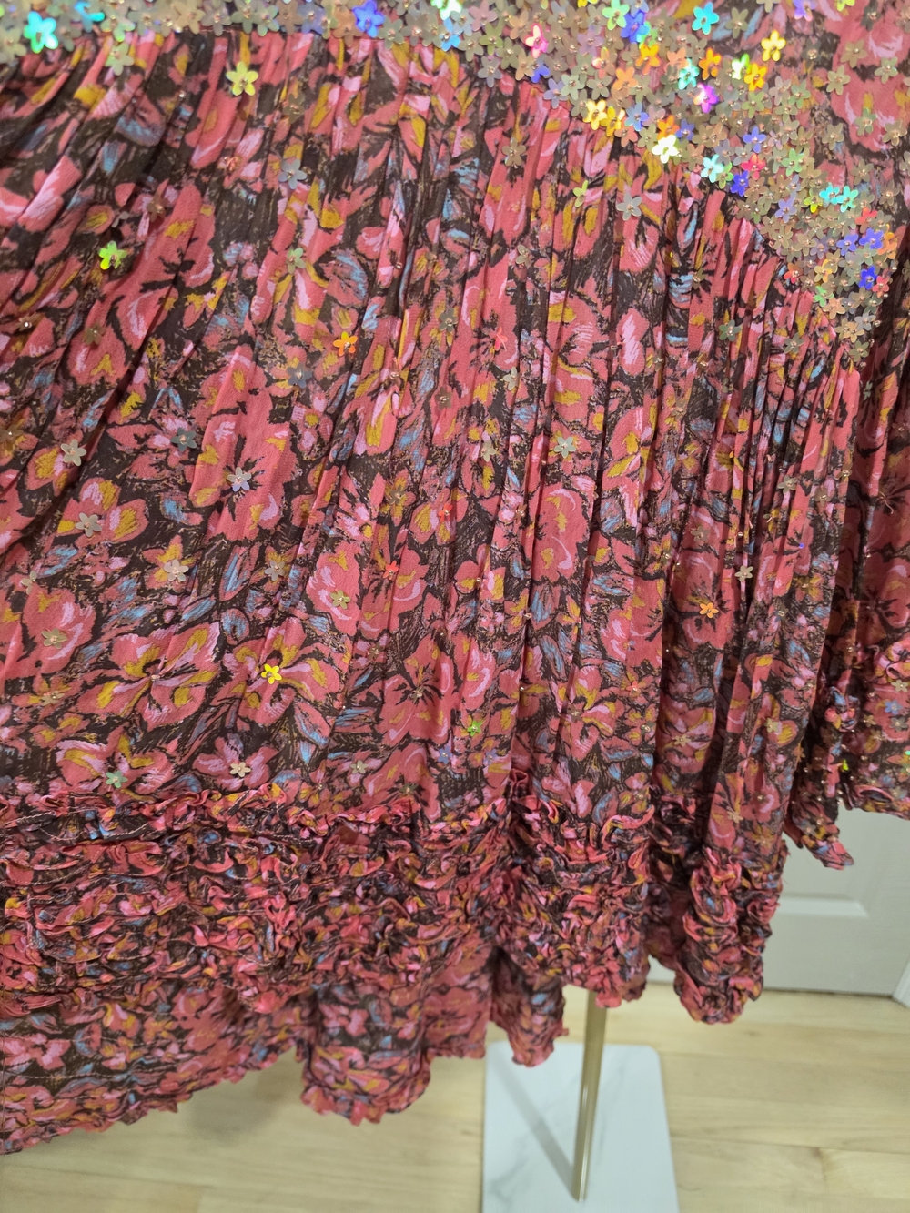 NWOT Free People Bali Sweet Blooms Mini Dress XS - Picture 12 of 13